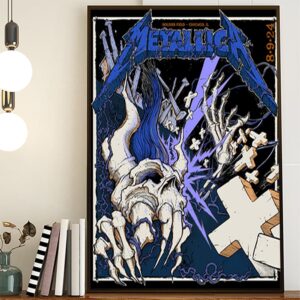 Metallica M72 Chicago M72 North American World Tour With Five Finger Death Punch And ICE NINE KILLS At Soldier Field In Chicago IL On 8 11 2024 Poster Canvas