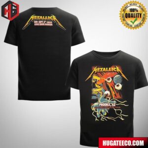 Metallica M72 North American Tour In Phoenix Az On Sun Sep 3th At State Farm Stadium Two Sides Merch T-Shirt