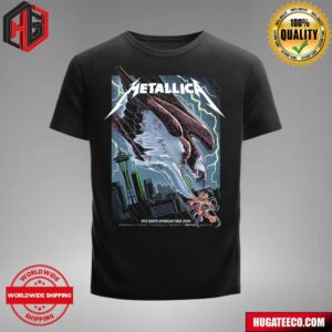 Metallica M72 Seattle Nate Dino’s Exclusive Pop-Up Shop Poster North America Tour On August 29 2024 Washington No Repeat Weekend At Lumen Field Stadium Merchandise T-Shirt