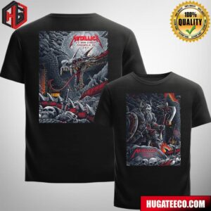 Metallica M72 World Tour Merch For Minneapolis MN No Repeat Weekend At US Bank Stadium M72 North American On 8 16 And 18 2024 Merch Two Sides Unisex T-Shirt