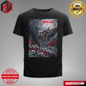 Metallica M72 World Tour Merch For Minneapolis MN No Repeat Weekend At US Bank Stadium With Five Finger Death Punch And Ice Nine Kills M72 North American On 8 18 2024 Merch T-Shirt