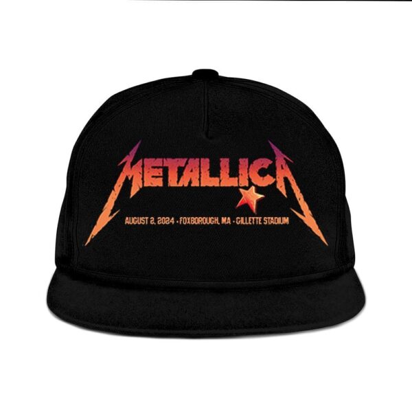 Metallica M72 World Tour North America In Foxborough MA At Gillette Stadium And The Guys From Pantera And Mammoth WVH On August 2 2024 Hat-Cap Snapback