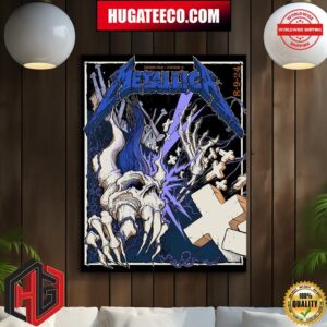 Metallica M72 World Tour at Soldier Field in Chicago IL United States With Pantera And Mammoth WVH August 8 and 9 2024 Home Decor Poster Canvas