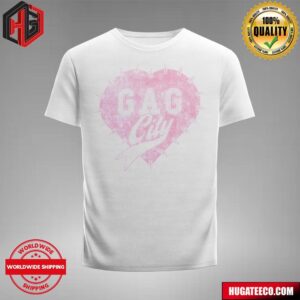 Nicki Minaj Pink Friday 2 World Tour 2024 GAG CITY Heart Logo Merch T-Shirt