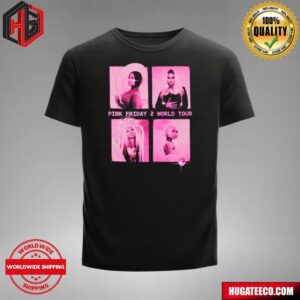 Nicki Minaj Pink Friday 2 World Tour 2024 Grid Merch T-Shirt