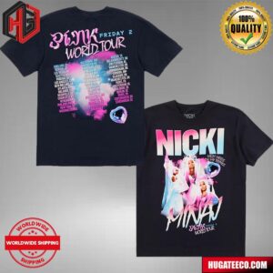 Nicki Minaj Pink Friday 2 World Tour 2024 High Heels On My Tippies Merchandise Two Sides T-Shirt