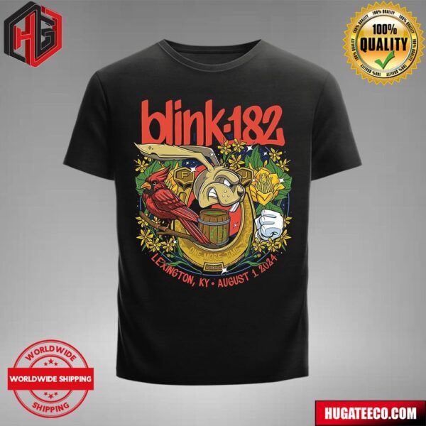 Official Blink-182 One More Time Tour Thursday August 1st 2024 At Rupp Arena In Lexington Kentucky T-Shirt