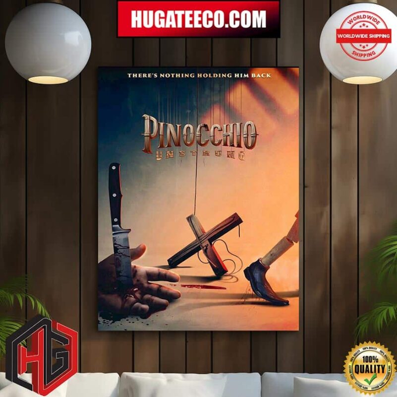 Official Poster For Pinocchio Horror Movie Set In The Poohniverse Home Decor Poster Canvas