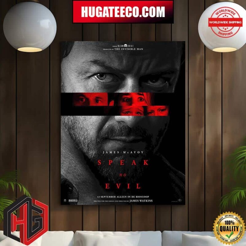 Official Poster For Speak No Evil Starring James Mcavoy In Theaters On September 13 Home Decor Poster Canvas