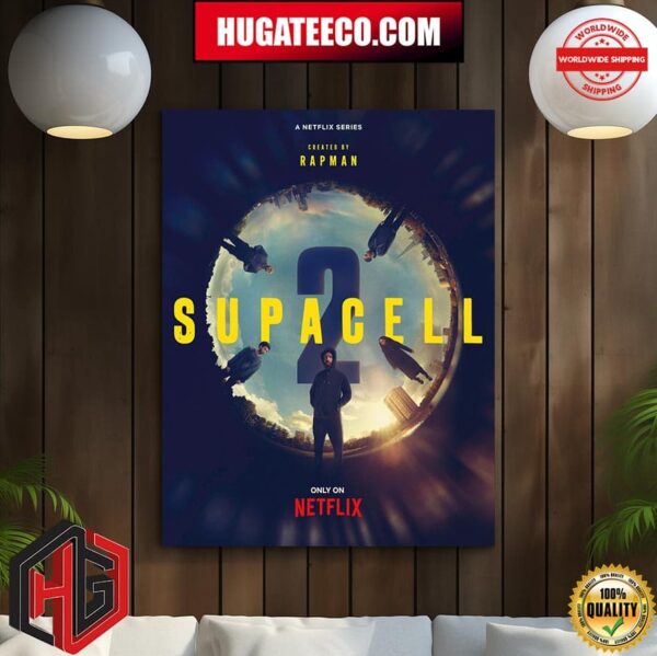 Official Poster For Supacell 2 On Netflix Created By Rapman Home Decor Poster Canvas