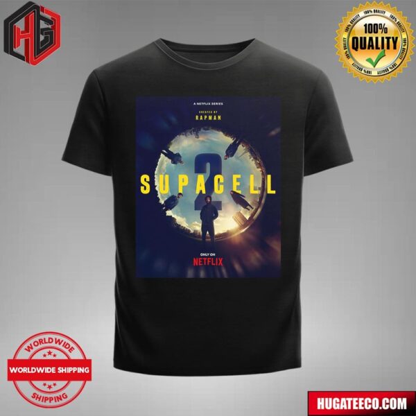 Official Poster For Supacell 2 On Netflix Created By Rapman T-Shirt