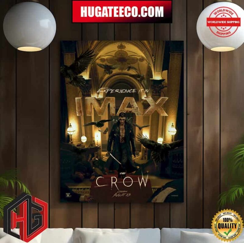 Official Poster For The Crow In Imax August 23 Poster Canvas