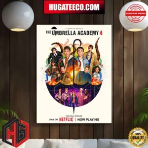 Official Poster For The Final Season Of The Umbrella Academy Only On Netflix Home Decor Poster Canvas