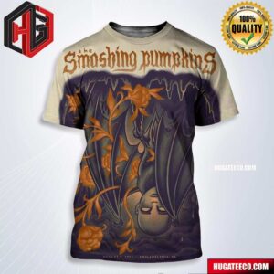 Poster For The Legendary The Smashing Pumpkins And Their Show Tonight August 9 2024 In Philadelphia Pa All Over Print Shirt