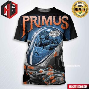 Primus Merch Poster For Show Austin Tx On August 21 2024 All Over Print Shirt