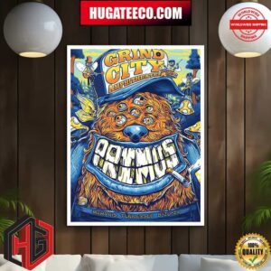 Primus Merch Poster For Show In Memphis Tennessee At Grind City Amphitheater On 8 20 24 Poster Canvas