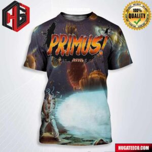 Primus Show Tonight 8 12 2024 In Saratoga Springs Ny At Saratoga Performing Arts Center All Over Print Shirt