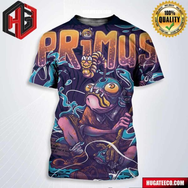 Primus Tour Merch Poster For Show In Big Flats Ny All Over Print Shirt