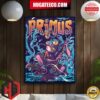 Primus Tour Merch Poster For Show In Portland Me At Thompson’s Point On August 13 2024 Home Decor Poster Canvas