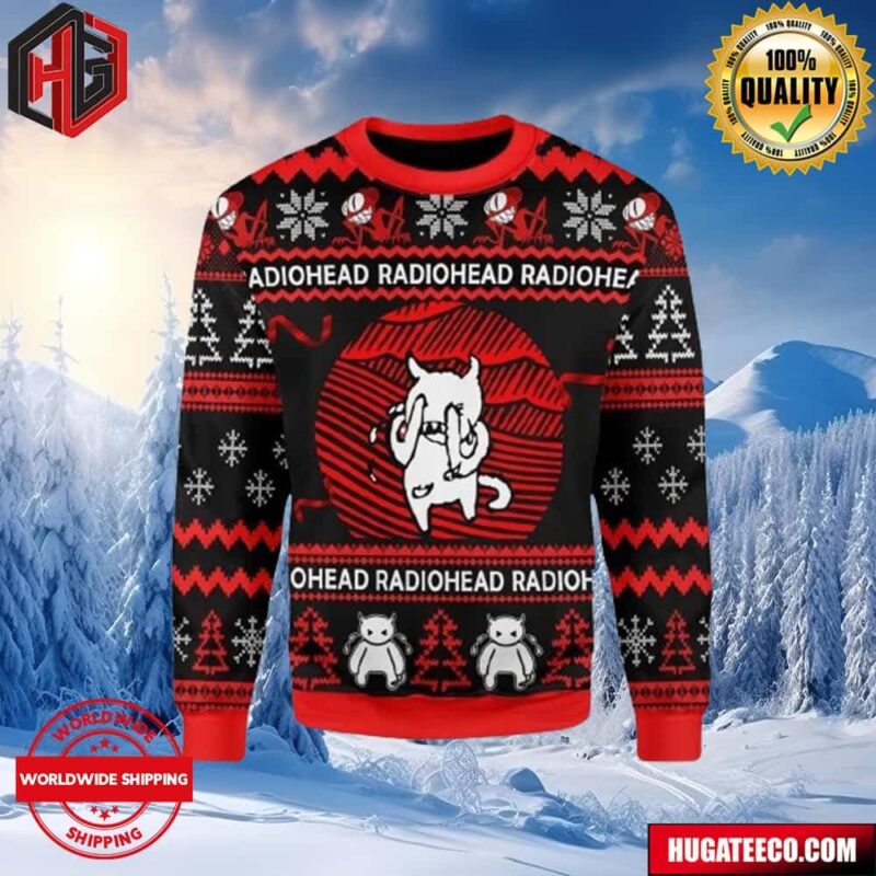 Radiohead Xmas Christmas Winter Merch Ugly Sweater