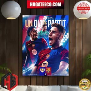 Rayo Vallecano 1-2 FC Barcelona Top Of The League Jornada 03 LA Liga 27 Aug Poster Canvas