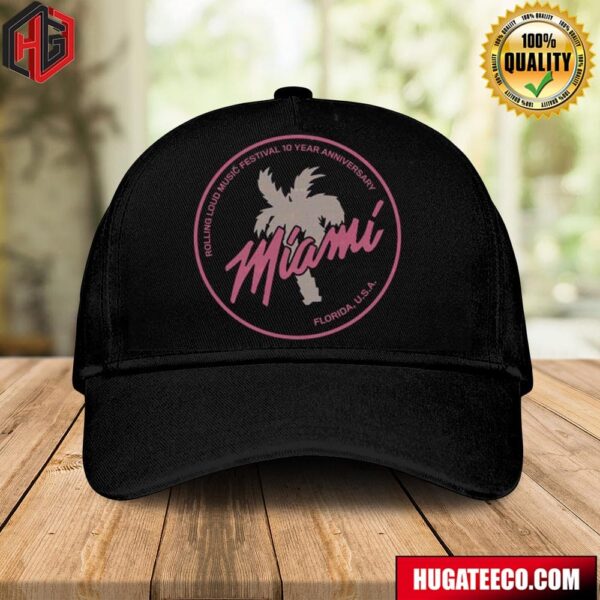 Rolling Loud Music Festival 10 Year Anniversary At Hard Rock Stadium In Miami Florida USA On December 13-15 2024 Merch Classic Cap