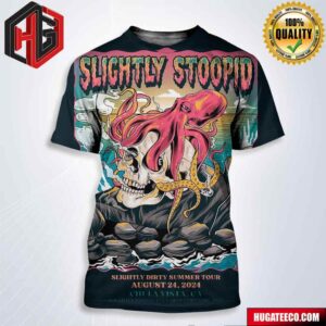 Slightly Stoopid Slightly Dirty Summer Tour On August 24 2024 In Chula Vista CA At North Island Credit Union Amphitheatre All Over Print T-Shirt