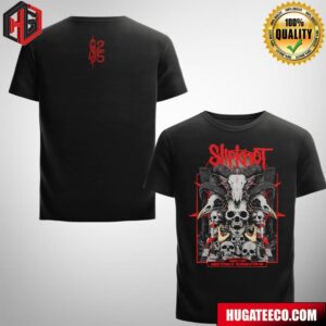 Slipknot 2024 Tour Merch Poster Burgettstown PA At The Pavillion At Star Lake On August 7 2024 Two Sides T-Shirt