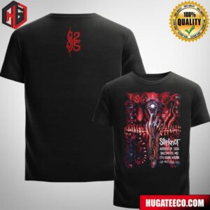 Slipknot 25th Anniversary Collection 2024 Tour In Baltimore Md At Cfg Bank Arena On August 9 2024 Merch Two Sides T-Shirt