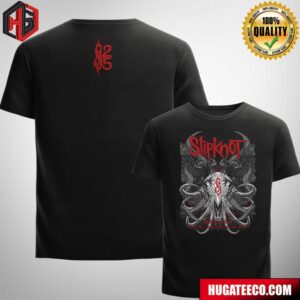 Slipknot 25th Anniversary Collection 2024 Tour In Gilford Nh At Bank Of New Hamsphire Pavillion Two Sides T-Shirt