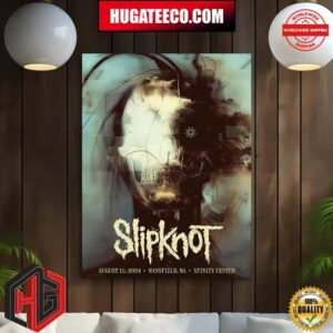 Slipknot 25th Anniversary Collection 2024 Tour In Mansfield Ma At Xfinity Center On August 15 2024 Home Decor Poster Canvas