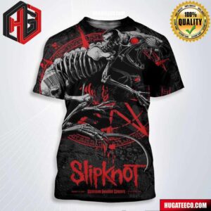 Slipknot Performance In New York Ny At Madison Square Garden On August 12 2024 All Over Print Shirt