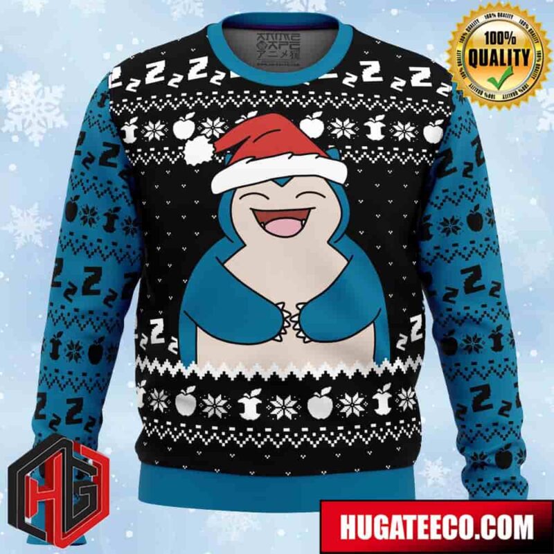 Snorlax Holiday Pokemon Anime Ape Chirstmas Gifts 2024 Xmas For Family And Friends Ugly Sweater