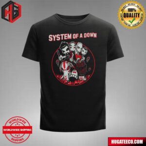 System Of A Down Mushroom People Merch T-Shirt