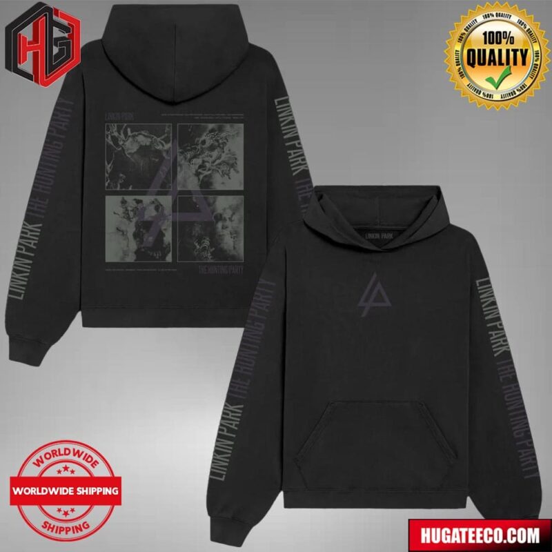 The Hunting Party LP Logo Linkin Park The Hunting Party Quadrants Merch Two Sides All Over Print Shirt Hoodie