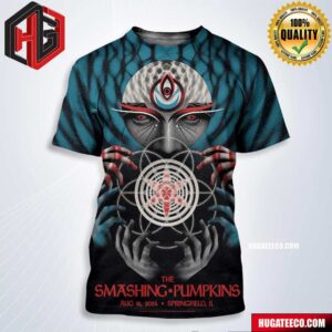 The Smashing Pumpkins Merch Poster For Show In Springfield IL On Aug 16 2024 All Over Print Shirt