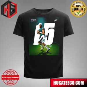 The Top 100 NFL Players Of 2024 Jalen Hurts Philadelphia Eagles Rank 15 T-Shirt