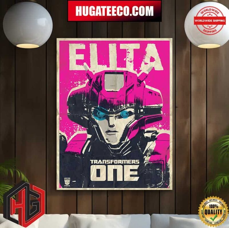 Tranformers One Elita Limited Edition 2024 Fan Event Screening On Wednesday September 18 Poster Canvas