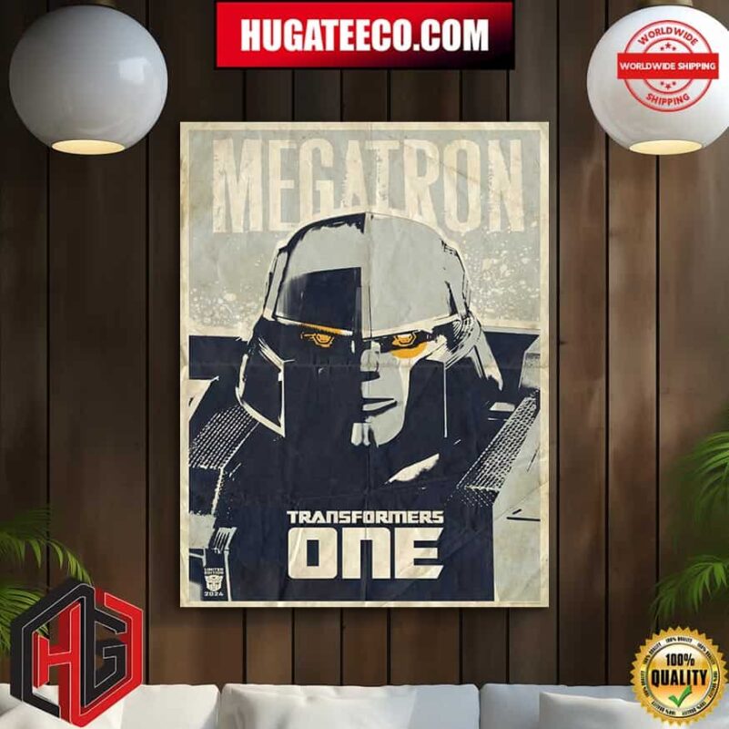 Tranformers One Megatron Limited Edition 2024 Fan Event Screening On Wednesday September 18 Poster Canvas