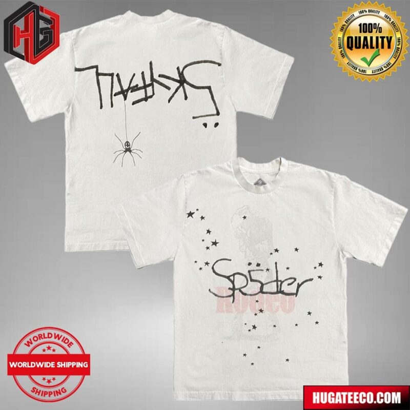 Travis Scott Cactus Jack X SP5DER Days Before Rodeo Merchandise Two Sides T-Shirt