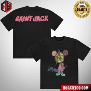 Travis Scott Utopia X St Michael Friend Saint Jack Merchandise Two Sides T-Shirt