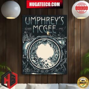 Umphrey’s Mcgee Merch Poster For Show At The Caverns In Grundy County Tn On August 25 2024 Poster Canvas