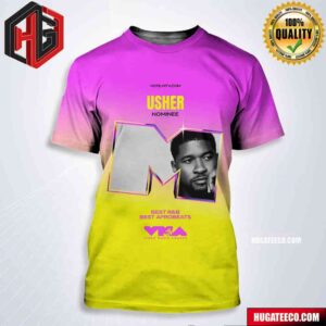 Usher Raymond Iv Congratulations On Being Video Music Award Best R And B Best Afrobeats All Over Print Shirt