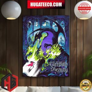 Walt Disney Presents Sleeping Beauty Poster For Mondo Poster Canvas