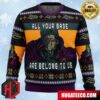 All Symbols Pattern Jojo’s Bizarre Adventure Christmas Sweater Anime Ape Chirstmas Gifts 2024 Xmas For Family And Friends Ugly Sweater