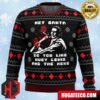 An Ugly Slasher Horror Movie Anime Ape Chirstmas Gifts 2024 Xmas For Family And Friends Ugly Sweater