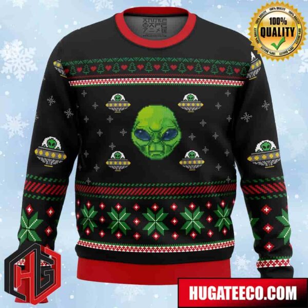 Area 51 Anime Ape Chirstmas Gifts 2024 Xmas For Family And Friends Ugly Sweater