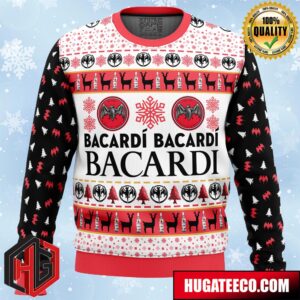 Bacardi Anime Ape Chirstmas Gifts 2024 Xmas For Family And Friends Ugly Sweater