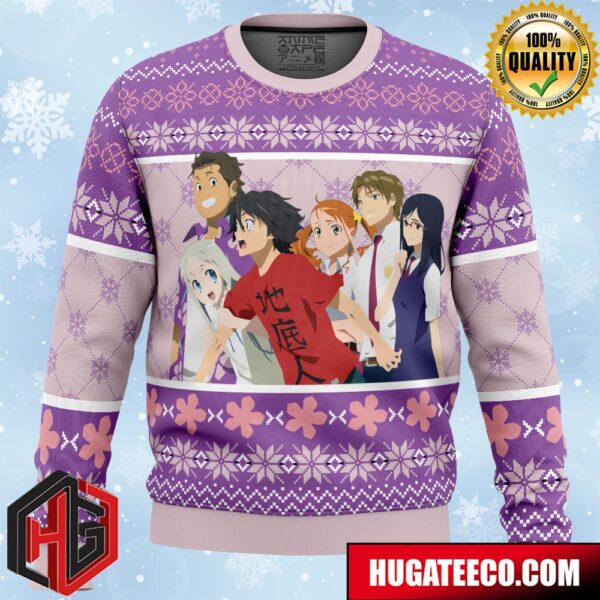 Best Friends Anohana The Flower We Saw That Day Anime Ape Chirstmas Gifts 2024 Xmas For Family And Friends Ugly Sweater