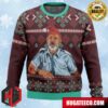 Birthday Boy The Ruined Fresco Of Jesus Anime Ape Chirstmas Gifts 2024 Xmas For Family And Friends Ugly Sweater